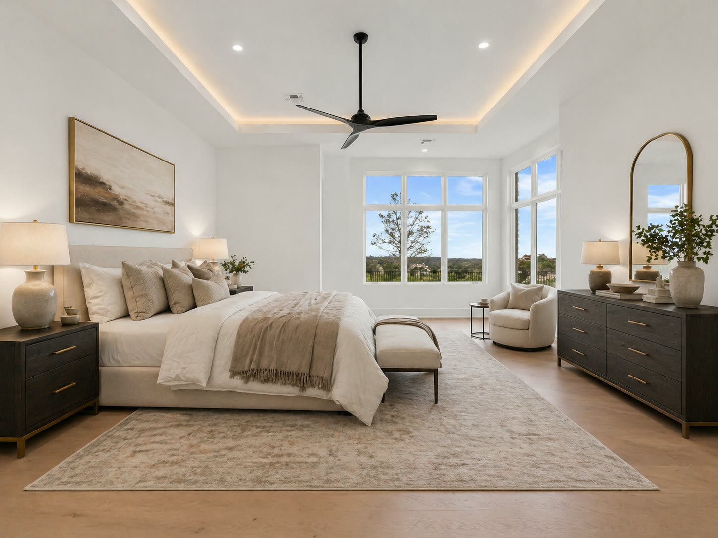 Second primary bedroom perspective at 1043 Overlook Parkway