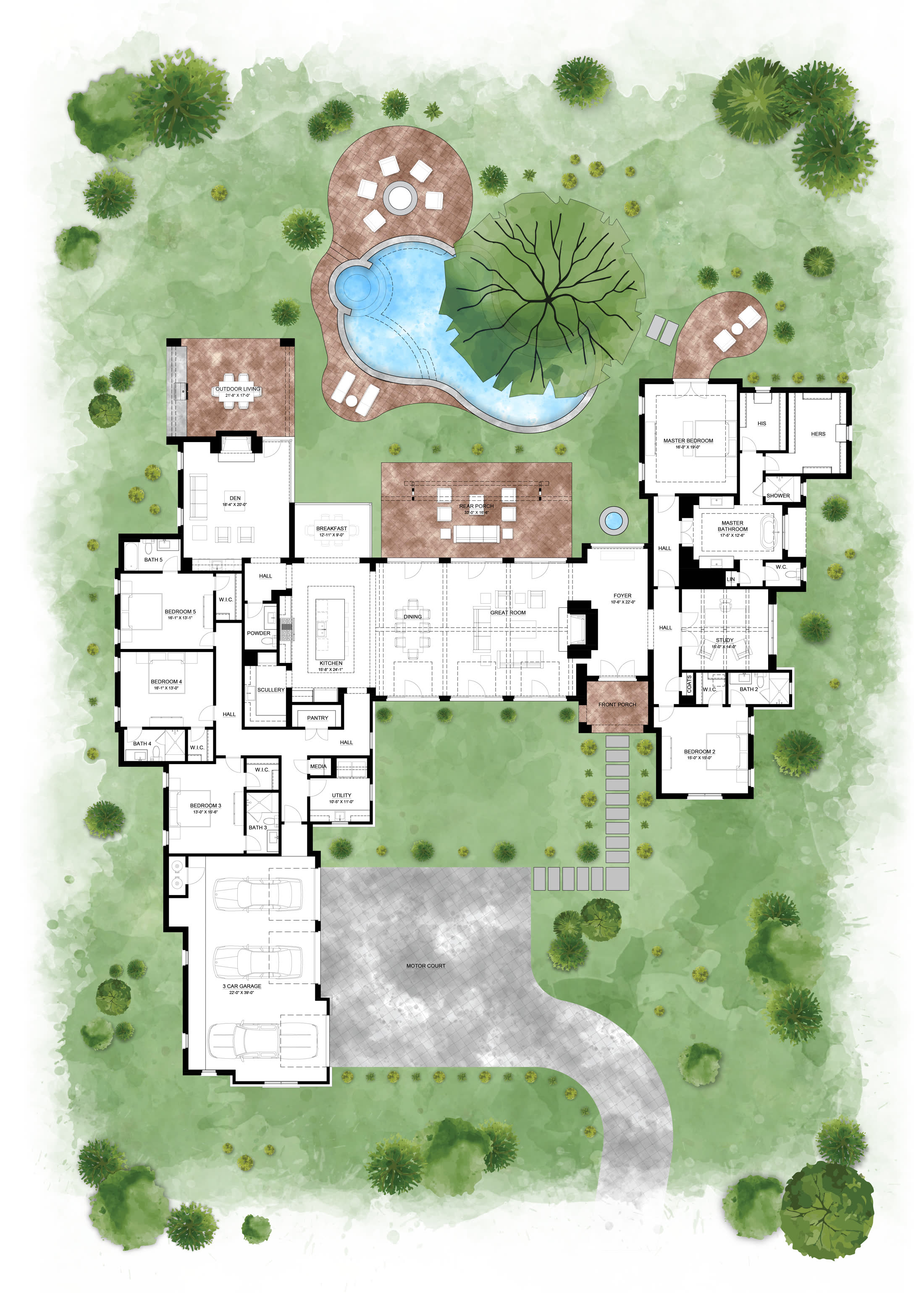 Floorplan for 8211 Valerio