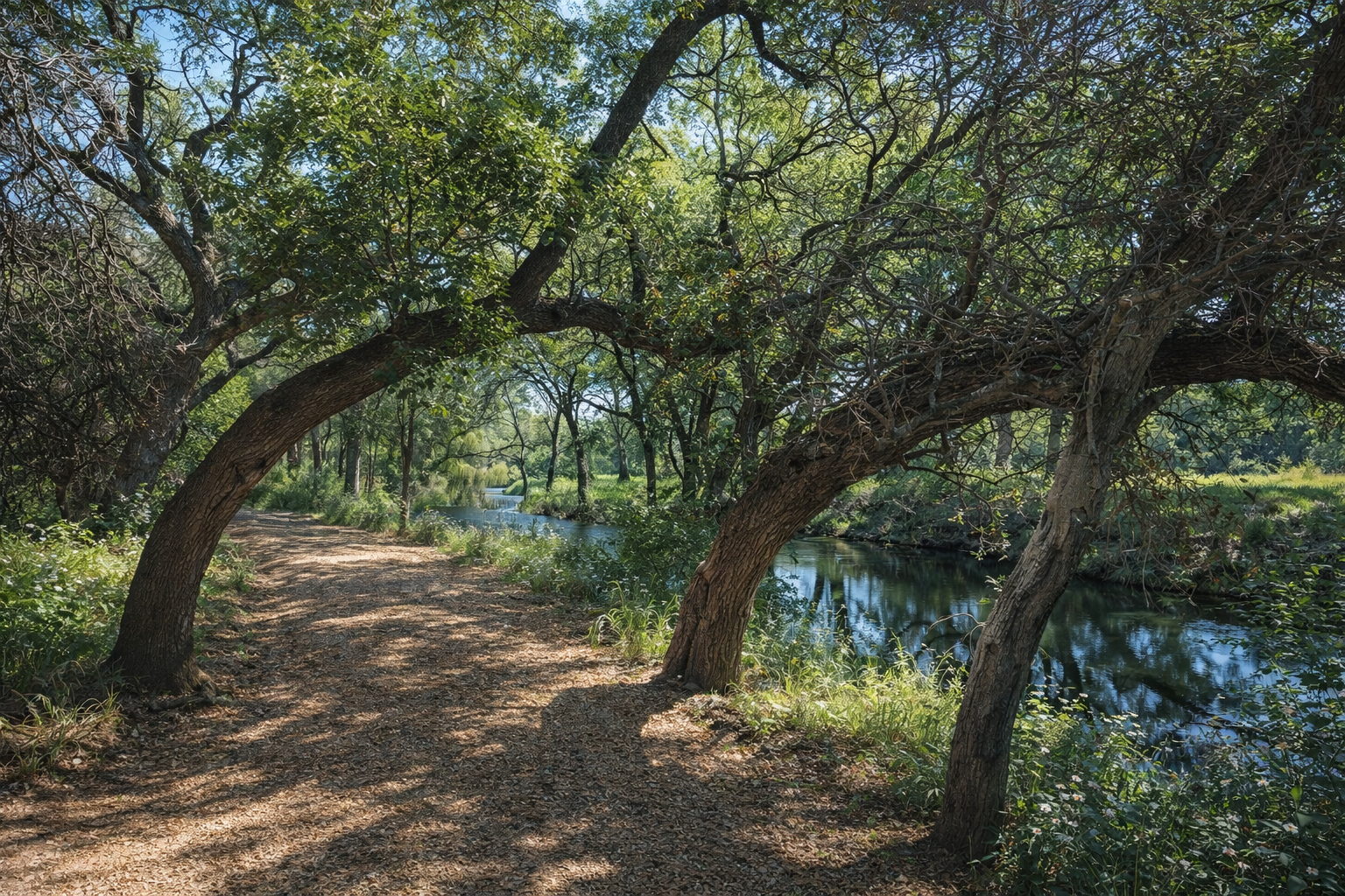 The Trails landscape in motion
